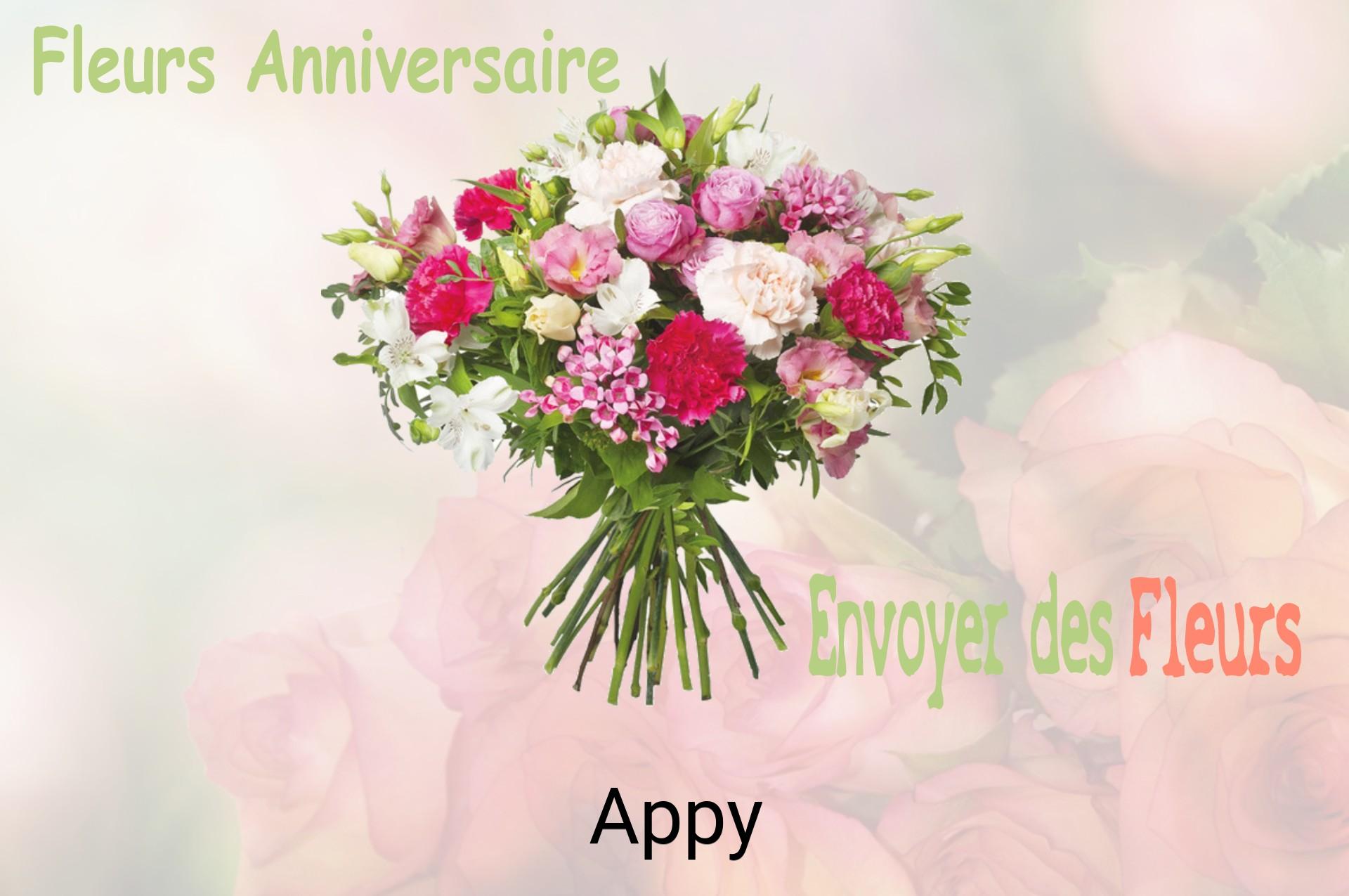 Bouquet de fleurs d’anniversaire livré à Appy